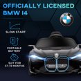 thumbnail image 4 of Aosom 12V Electric Ride on Car w/ Remote Control, Portable Battery, Black, 4 of 9