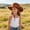 A21--Brown, variant on Cowboy Hat For Kids Birthday Party For Kid Headwear Photography Hat For Kids Bir 4-10 Years