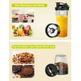 thumbnail image 3 of Syvio Smoothie Blender for Shakes and Smoothies, Personal Blender with 2 BPA-Free 20 Oz Sport Cups, Grind & Cut Blades, 2-Speed Control, 3 of 9