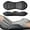 Black, variant on Smooth Triple Fusion Back Massager, 3 in 1 Upadate Rechargeable Electric Lumbar Support Pillow, for Neck and Shoulder and Backs (Black)
