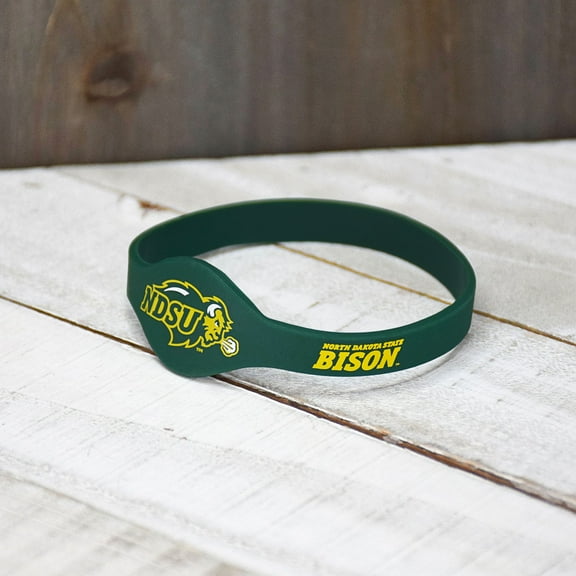 Fan Frenzy Gifts North Dakota St University Bison Silicone Bracelet Wristband Officially licensed NCAA