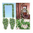 thumbnail image 2 of 12 unidades de plantas colgantes artificiales con hojas de hiedra falsa de 2,1 m kaili Sencillez, 2 of 2