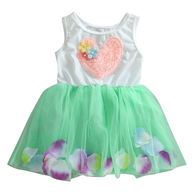 Ketyyh-chn99 Robes pour Bébé Fille Robe de Plage Robe Sans Manches en Tulle pour Bébé Filles Robe Courte à Manches Longues en Tricot Vert, 12-18 Mois
