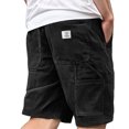 thumbnail image 1 of WILLBEST Pantalones Cortos Casuales para Hombre, Transpirables, Cómodos, Ligeros, para Verano, para Deportes Al Aire Libre, Uso Diario, Cintura Elástica, Ajuste Holgado, 1 of 2