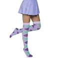 thumbnail image 3 of Leg Avenue Women's Argyle knit over the knee socks, 3 of 5