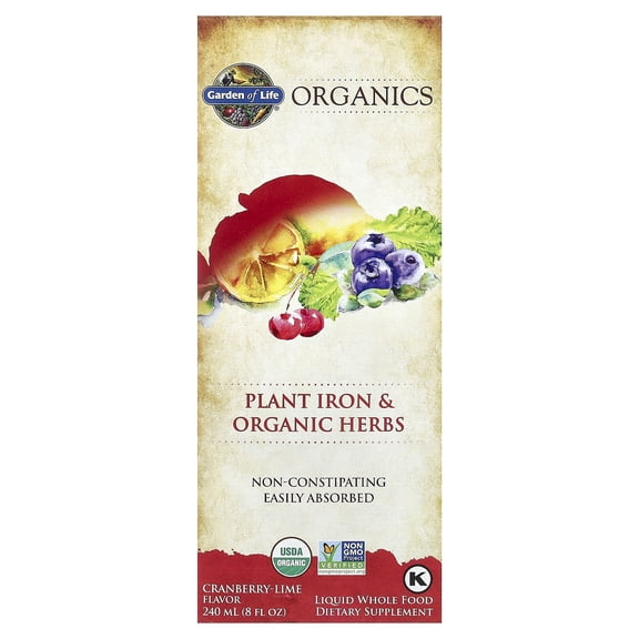 Garden of Life Garden of Life MyKind Organics Plant Iron & Organic Herbs, 8 oz