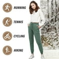 thumbnail image 5 of Women's Fleece Lined Jogger Sweatpants with Pockets Winter Thermal Athletic Lounge Pants for Women, 5 of 7