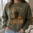 thumbnail image 2 of Halloween Shirt, Vintage Spooky Sweatshirt, Trick Or Treat Pumpkin Hoodie, Ghost Witch Graphic Tee, Fall Party Gift, Stay Spooky Outfit, 2 of 9