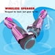 thumbnail image 2 of HOVERSTAR Hoverboard Patineta Electrica Nueva Versión-LBW17, Colores metálicos Dos Llantas Scooter de Autobalance con Bocina Bluetooth para Escuchar Musica y luz LED en Las Llantas HOVERSTAR  LBW17, 2 of 7