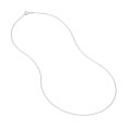 thumbnail image 2 of 14K White Gold 20" 0.80mm D/C Bead Chain Necklace - Women, 2 of 4