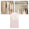 thumbnail image 2 of Peach Skin Velvet Storage Bag, Space-Saving Hanging Organizer for Home Textiles, Down Jackets & Seasonal Clothing, Compact Garment Protection with Compression Design, 2 of 4
