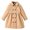 04-Khaki, variant on Husipze Children's Cute Coats Girls Solid Color Winter Casual Long Sleeved Woolen Tops Button Hooded Comfortable Peacoat Outwear Black 3M