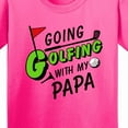 thumbnail image 4 of Inktastic Going Golfing with My Papa Kids Golf Youth T-Shirt, 4 of 5