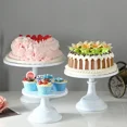 thumbnail image 2 of Cake Stand Home Party Dessert Table Display Rack Dessert Cake Tray Cold Meal Tea Break Table Afternoon Tea Center Rack Metal red M 10 INCH, 2 of 6