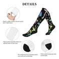 thumbnail image 5 of Pofeuu Bright Mushrooms Print Compression Socks for Women & Men Circulation - Best Support for Nurses,Running,Athletic,Sports, 5 of 7