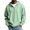 Light Green, variant on Men’s Quarter Zip Hoodie Sweatshirt, Long Sleeve Pullover Hooded Top, Casual & Sport Style