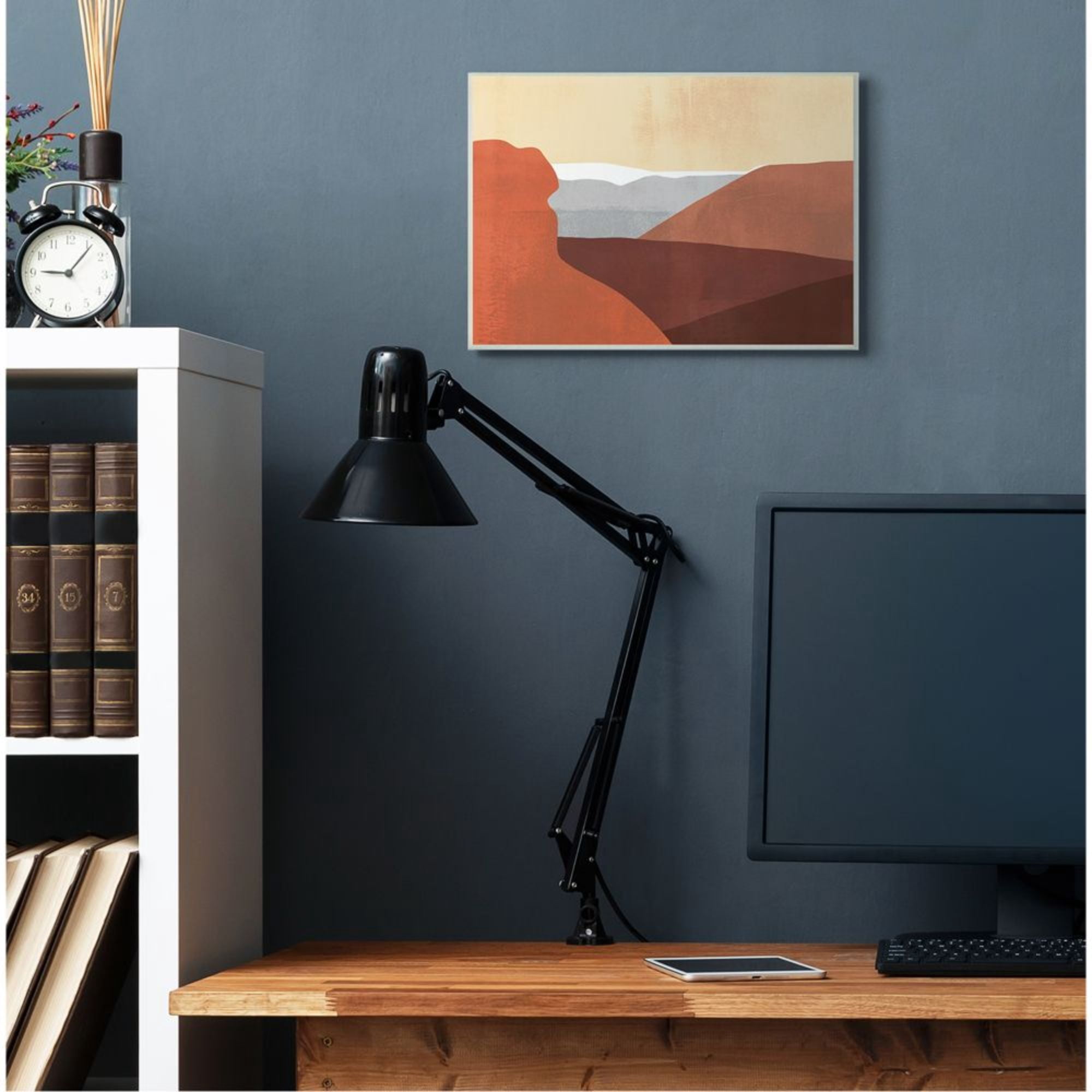 Stupell Industries Abstract Color Block Brown Canyon Landscape Design by Victoria Borges