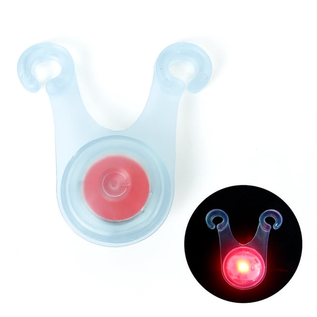 Luz LED colgante para decoración de acampada, luz de advertencia, luz trasera para bicicleta, para exteriores, color rojo