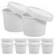 thumbnail image 2 of GOOHOCHY 10 juegos de tazones desechables para comida, vasos para comida para llevar y vasos para gachas con tapa., 2 of 7