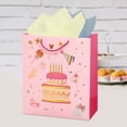 thumbnail image 5 of Cheinxy 13.7'' Happy Birthday Gift Bag with Handles and Tissue Paper for Men Women Girls Boys,10 Pcs, 5 of 6