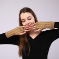 thumbnail image 3 of Chaussettes mitaines longues de tricot chaud pour femmes, 3 of 5