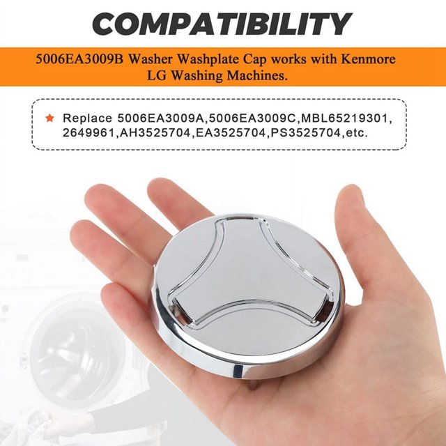 5006EA3009B Tapa del pulsador de la lavadora Perilla de control del electrodoméstico de lavandería