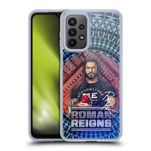 Head Case Designs WWE Roman Reigns Tribal Pattern Soft Gel Case for Samsung Galaxy A23 / 5G (2022)