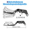 thumbnail image 2 of Juego de manetas de freno de embrague de motocicleta para CB500F 2013-2021, 2 of 9