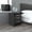Black, variant on Dtwnek Nightstand with 2 Drawers, Black