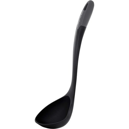 Reo Kitchen Ladle - Cooking and Serving Spoon for Soup, Chili, Gravy, Salad Dressing and Pancake Batter - Large Nylon Scoop Great for Big Punch Bowl, Wok, Canning and (Best Way To Pour Pancake Batter)