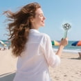 thumbnail image 5 of VogueHaven Mini Portable Fan, Small and Powerful, Lightweight USB Rechargeable for Travel Lash Makeup Girl Women Summer Gift Green, 5 of 6