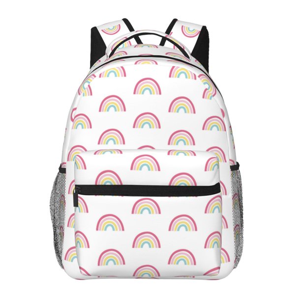 Easygdp Rainbow Mochila Ergonómica Versátil para Laptop - Múltiples Bolsillos, Correas Ajustables, Unisex para Escuela, Viajes y Actividades al Aire Libre-One Size