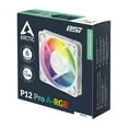 thumbnail image 5 of Arctic ACFAN00311A P12 Pro A-RGB 120 mm PWM Fan with Y-Cable Splitter,600-3000 RPM, Fluid Dynamic Bearing, 4-Pin - White, 5 of 5