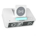 thumbnail image 1 of Reloj Despertador Digital Para Dormitorio Con Luz Ambiental RGB, Para Personas Que Duermen Profundamente, Niños, Ancianos, Oficina En Casa, Con Estación De Carga, 1 of 7