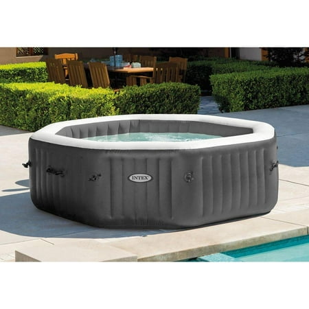 Intex 86 x 86 Pure Spa Bubble Massage Deluxe Inflatable Spa Set 6-Person 28437EP