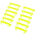 thumbnail image 3 of Paquete de 12 cordones elásticos de silicona sin cordones para zapatos, cordones para zapatos, zapatos deportivos Amarillo jinwen No atan los cordones de los zapatos Los adultos de los niños, 3 of 4