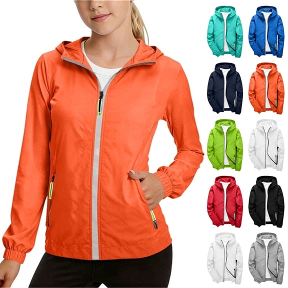 Children's Softshell Jacket Waterproof Solid Color Long Sleeve Windproof Hooded Children Hiking Jacket