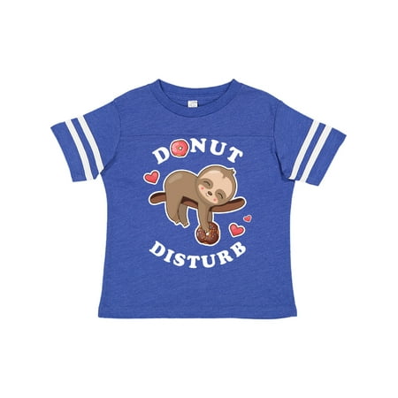 

Inktastic Donut Disturb Sloth Gift Toddler Boy or Toddler Girl T-Shirt