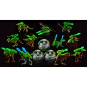 ZURU 5 SURPRISE DINO STRIKE GLOW IN THE DARK (3 Pack) by ZURU Plastic Ages 3 and up
