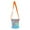 Blue, variant on Wanfds Large Capacity Beach Mesh Bag Collector Tote With Zipper Closure And Adjustable Shoulder Strap For Kids And Adults(Yellow)