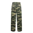 thumbnail image 6 of JGNGSHN Men's Camo Pajama Pants Wide Leg Lounge Pants Drawstring Elastic Waist with Pocket Button Fly Casual Fashion Sleepwear, 6 of 7