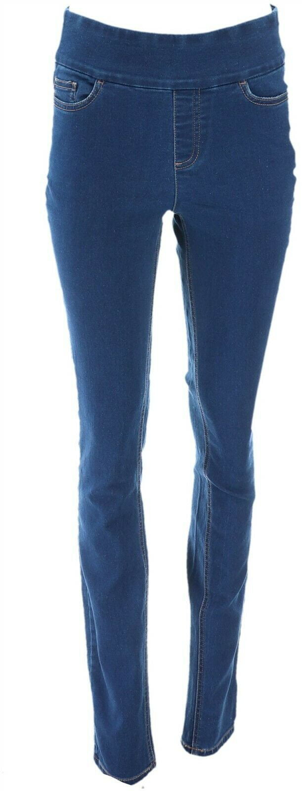 Denim & Co. - Denim & Co Tall Stretch Smooth Waist 5-Pocket Jeans Women ...