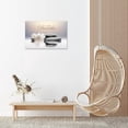 thumbnail image 2 of Lotus Flower Wall Art Canvas Mindset Motivational Quotes Prints Spiritual Meditation Artwork Framed Wall Decor for Zen Office Bedroom Living Room Ready to Hang, 2 of 5