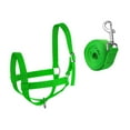 thumbnail image 3 of Cabestro de nailon para vacas, cabestro para ganado, resistente, cuerda ajustable para cabras, ovejas con cuerda guía, arnés práctico para caballos y, 3 of 9