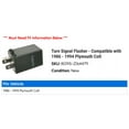 thumbnail image 2 of Turn Signal Flasher - Compatible with 1986 - 1994 Plymouth Colt 1987 1988 1989 1990 1991 1992 1993, 2 of 2