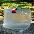 thumbnail image 4 of 20L Food Grade PVC Collapsible Water Canister, 2 Pieces Water Tank Water Bag Collapsible Canister Water Tank Water Storage (Water Container, Transparent 20L), 4 of 5