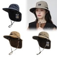 thumbnail image 2 of ZOUBAOQ Outdoors Fishermen Hat Neck Protect SUN UV Protection Camping Climbing Wide Hats Bucket Hat, 2 of 8