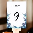 thumbnail image 2 of Tropical Leaves Design Table Number Cards Double Sided Party Table Numbers for Reception Baby Shower Anniversary Birthday Bridal Party 4x6 30 Pcs, 2 of 3