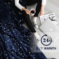 thumbnail image 2 of Throw Blanket, Ultra Soft Thick Microplush Bed Blanket, All Season Premium Fluffy Microfiber Fleece Throw for Sofa Couch Throw (50"x65", Navy Blue), 2 of 4