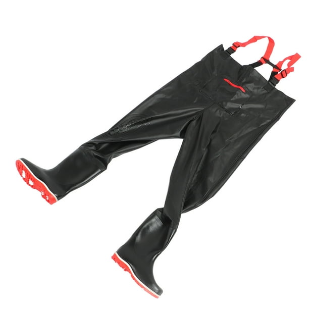 PVC Lightweight Waterproof Chest Wader With Anti Slip Boots